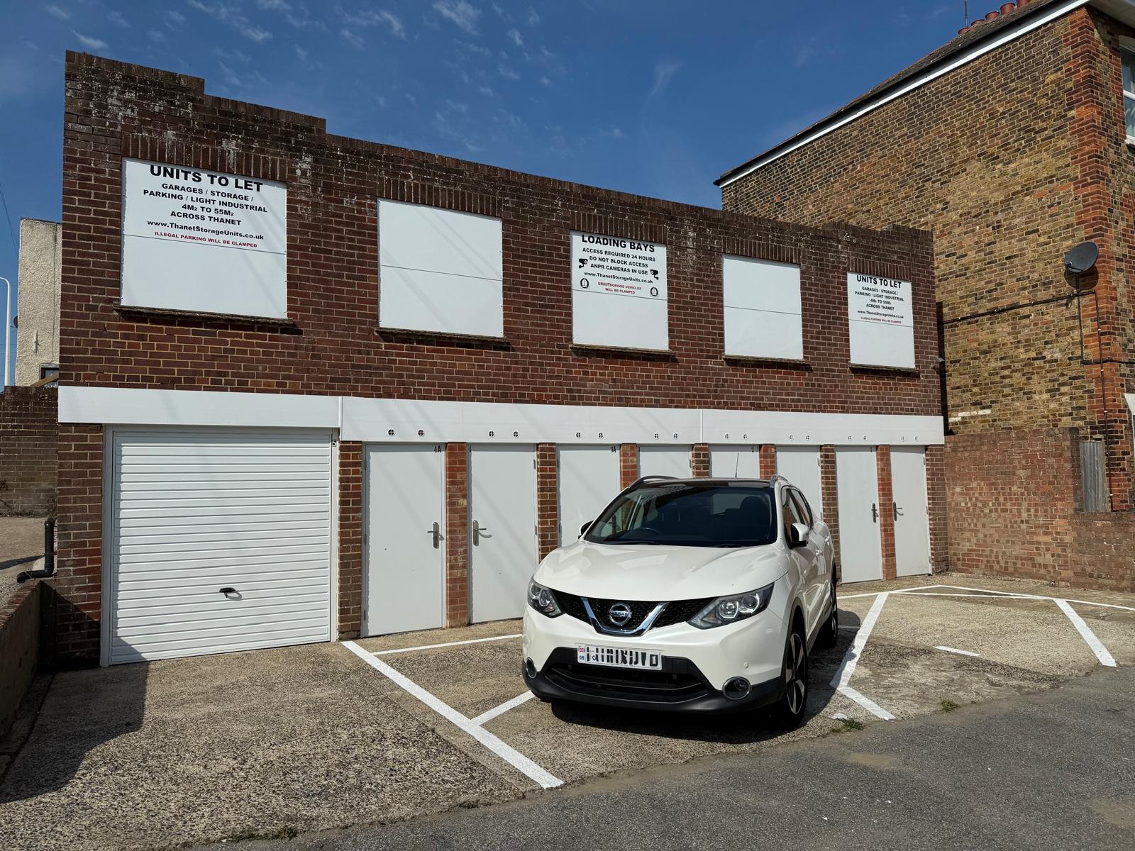Grange Road storage units Thanet Storage Units front of the storage units