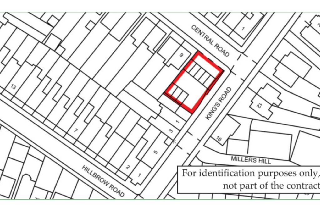 Plan garges at Central Road Ramsgate CT11 7SE